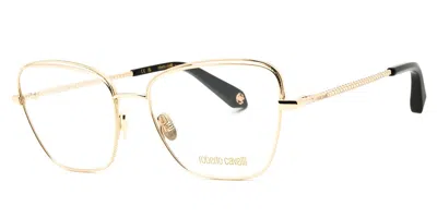 Roberto Cavalli Vrc069 0300 Women's Glasses Gold Size 56 - Free Lenses - Blue Light Block Available