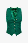 Roberto Cavalli Waistcoat In Green