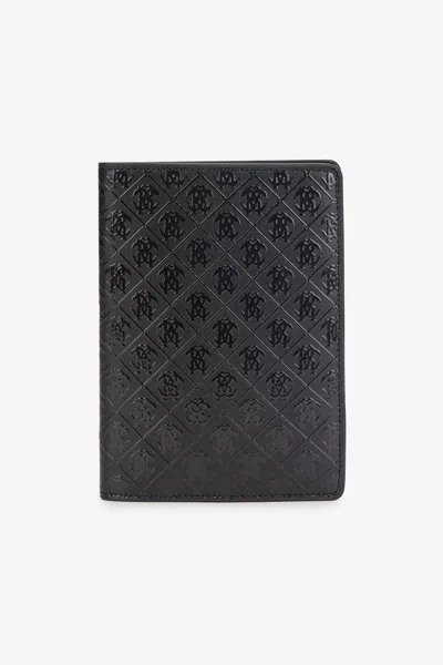 ROBERTO CAVALLI GELDBÖRSE MIT DEM MONOGRAMM MIRROR SNAKE ALS ALL-OVER-MUSTER