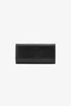 Roberto Cavalli Wallet With Flap And Monogram Rc In Black
