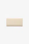 Roberto Cavalli Wallet With Flap And Monogram Rc In Ivory
