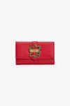 Roberto Cavalli Wallet With Logo Tag In Red