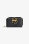 Roberto Cavalli Wallet With Logo Tag In Black