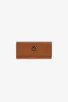 Roberto Cavalli Wallet With Monogram Rc In Brown