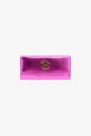 Roberto Cavalli Wallet With Monogram Rc In Fuchsia