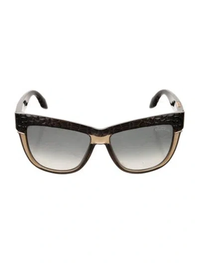 Pre-owned Roberto Cavalli Wayfarer Gradient Sunglasses In Brown