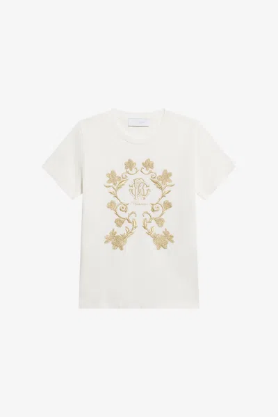 Roberto Cavalli White Cotton T-shirt