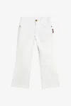 Roberto Cavalli White Denim Trousers In White