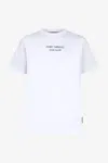 Roberto Cavalli White T-shirt With Fired Earth Print In White