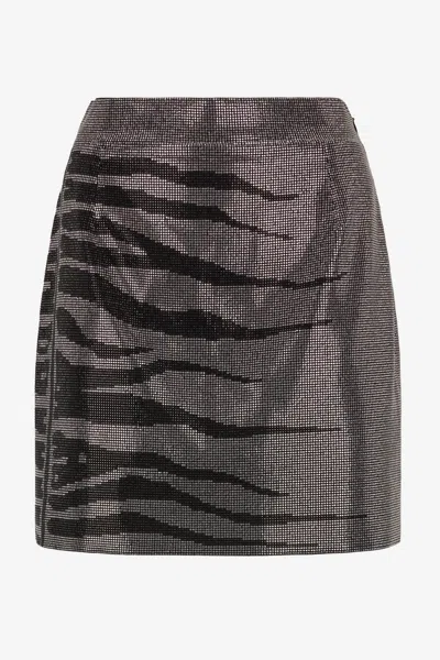 ROBERTO CAVALLI MINIROCK WHITE TIGRESSE