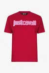 Roberto Cavalli Woman Cotton T-shirt In Red