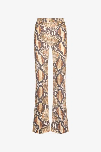 ROBERTO CAVALLI DENIM MIT PYTHON-PRINT