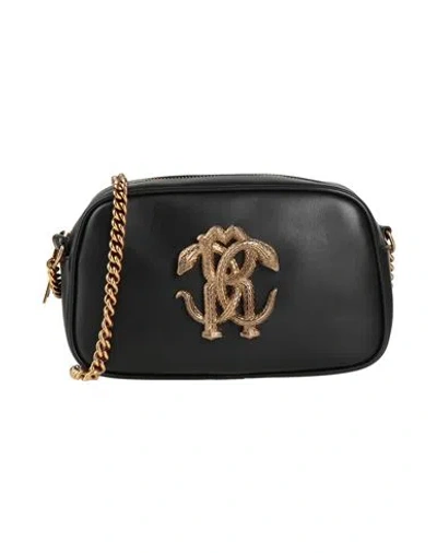 Roberto Cavalli Woman Cross-body Bag Black Size - Bull Skin