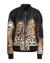 Roberto Cavalli Woman Jacket Black Size 16 Polyamide, Polyester In Black