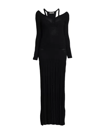 Roberto Cavalli Long Dresses In Black