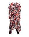 Roberto Cavalli Midi Dresses In Red