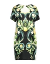 Roberto Cavalli Lemon Print Black/multicolor Dress In Black