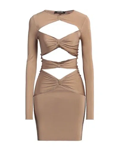 Roberto Cavalli Dress In Light Brown