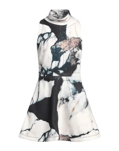 Roberto Cavalli Woman Mini Dress Ivory Size 8 Polyester