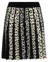 Roberto Cavalli Woman Mini Skirt Black Size 6 Viscose, Polyamide, Polyester In Black