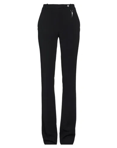 Roberto Cavalli Woman Pants Black Size 10 Viscose, Acetate, Elastane