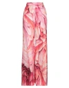Roberto Cavalli Woman Pants Coral Size 8 Silk In Red