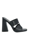 Roberto Cavalli Mules Mit Logo 118mm In Black