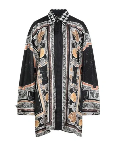 Roberto Cavalli Woman Shirt Black Size 8 Silk