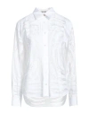 Roberto Cavalli Woman Shirt White Size 4 Cotton In White