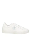 Roberto Cavalli Woman Sneakers White Size 8 Calfskin In White
