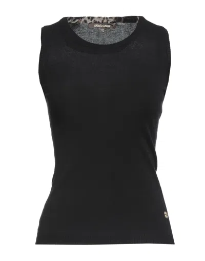 Roberto Cavalli Sweaters In Black