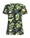 Roberto Cavalli Lemon-print Short-sleeve T-shirt In Black