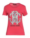 Roberto Cavalli Woman T-shirt Red Size Xxl Cotton