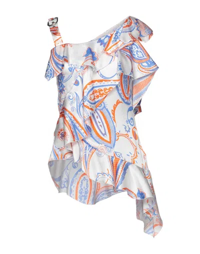 Roberto Cavalli Tops In White