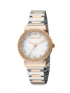 ROBERTO CAVALLI WOMEN'S 32MM TWO TONE STAINLESS STEEL BRACELET WATCH
