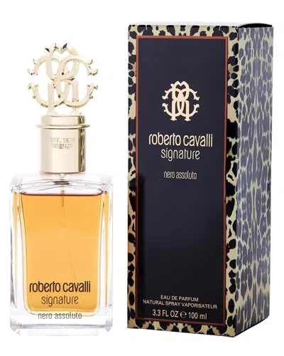 Roberto Cavalli Women's 3.3oz Signature Nero Assoluto Edp Spray