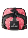Roberto Cavalli Women's 5-piece Monogram Cosmetic Pouch & Refillable Bottle Set In Raspberry