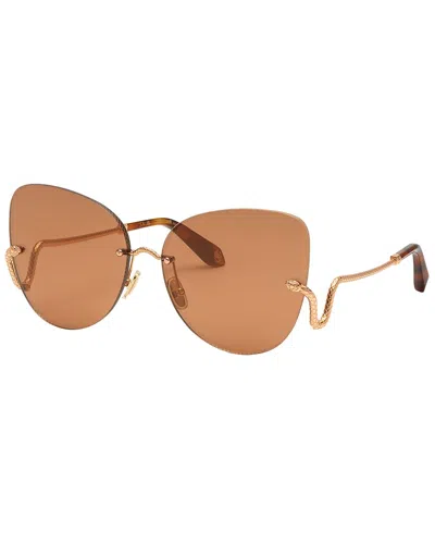 Roberto Cavalli Women's 64mm Sunglasses In Gold