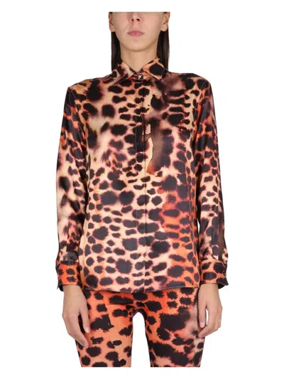 ROBERTO CAVALLI WOMEN'S ANIMAL PRINT SHIRT