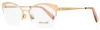 Roberto Cavalli Women's Butterfly Eyeglasses Rc5111 033 Bronze/rose 53mm In Multi