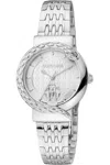 Roberto Cavalli Women's By Franck Muller 30mm Quartz Watch In Silver