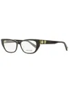 ROBERTO CAVALLI WOMEN'S CATEYE EYEGLASSES RC5108 005 BLACK/GOLD 52MM
