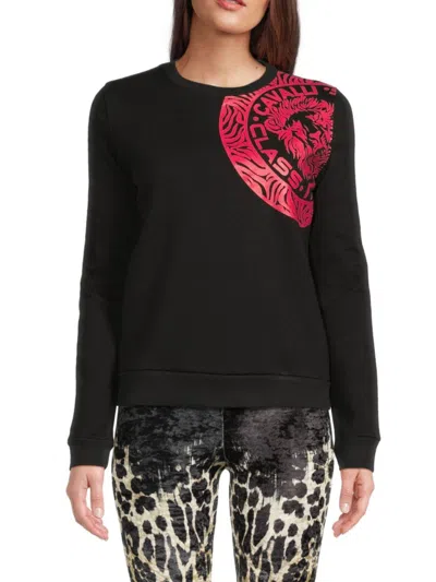 Roberto Cavalli Women's Graphic Logo Cotton-blend Sweatshirt