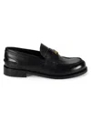 ROBERTO CAVALLI WOMEN'S LEATHER PENNY LOAFERS