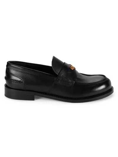 Roberto Cavalli Women's Leather Penny Loafers In Black