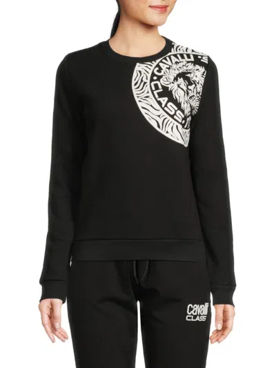 Roberto Cavalli Women's Logo Graphic Sweatshirt