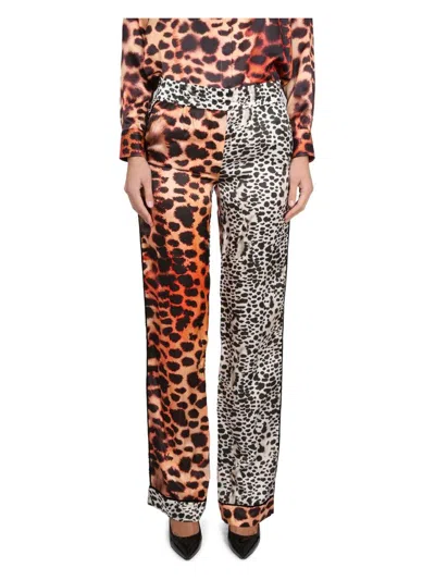 ROBERTO CAVALLI WOMEN'S MORAY EEL PRINT PANTS