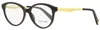 ROBERTO CAVALLI WOMEN'S PANTOS EYEGLASSES RC5094 001 BLACK/GOLD 53MM