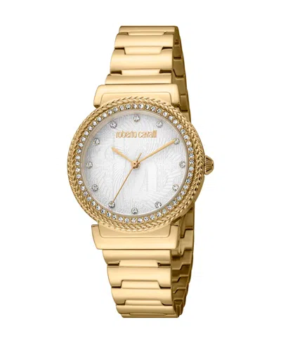 Roberto Cavalli Women's 32mm Stainless Steel & Crystal Bracelet Watch In Neutral
