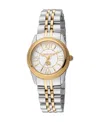 Roberto Cavalli Women's 28mm Stainless Steel Crystal Bracelet Watch In Neutral